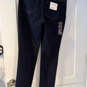 Amanda & Chelsea Navy Slimming Jeans with Contrast Stitching never worn. New